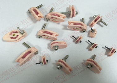 High polish Ceramic Wire Guide Pulley HRA88 hardness for coil winding machine